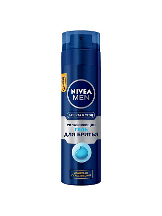Гель для бритья, Nivea, Защита и уход увлажняющий, 200 мл