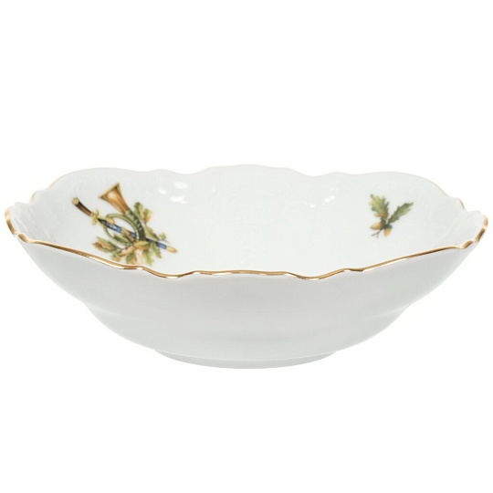 Салатник фарфор, круглый, 19 см, Охотничьи сюжеты Лось, Bernadotte, P1750678JQZU001011