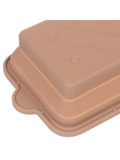 Контейнер складной силикон, 20х11х7 см, прямоугольный, с крышкой, для запекания, пароварка, Satoshi, 856-165