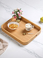 Поднос бамбук, 45.5х35.5х5 см, прямоугольный, с ручками, ST32145B - фото 7