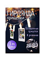 Гирлянда 15 ламп, 3 м, 8 режимов, Прищепки, TDM Electric, свет белый, прозрачная, в помещении, сетевая, светодиодная, 250 В, IP20, SQ0361-0093
