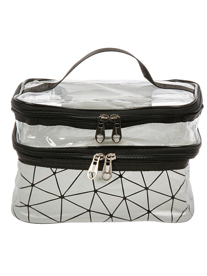 Косметичка 23х17х16 см, органайзер, A080084, прямоугольная, застежка молния, в ассортименте