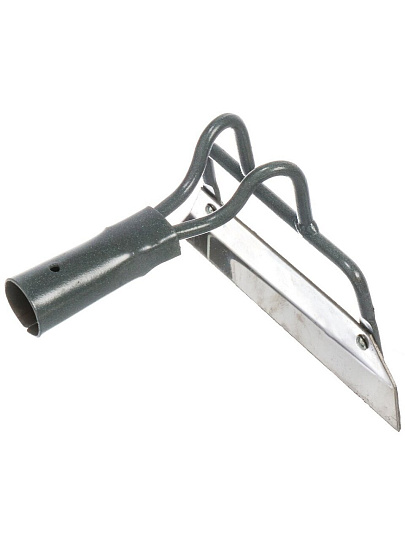 Тяпка клепанная нержавеющая сталь, 200х50 мм, Авангард