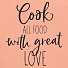 Полотенце «Этель» Cook with love 33*61 ±1см, 100% хлопок, 5060413 - фото 3