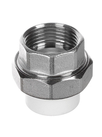 Муфта разъемная полипропилен, d25х1