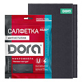 Салфетка бытовая универсальная, микрофибра, 30 х 30 см, в ассортименте, Dora, Антистатик, 2001-004