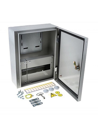 Щит учета навесной, ЩУ-1ф/1-0-12 (ЩУРН-1/12), металл, TDM Electric, 12 модулей, 39.5х31х16.5 см, IP66, SQ0905-0100