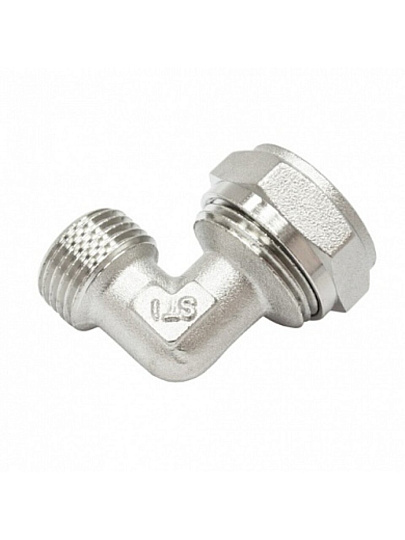 Уголок 16х3/4" мм, наружная резьба, STI