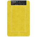 Коврик для ванной, 0.5х0.8 м, полиэстер, желтый, Альпака, PU010243