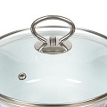 Кастрюля эмалированная сталь, 3 л, крышка стекло, Vitross, Fernando, 1SA205S/1SC185S, индукция - фото 2