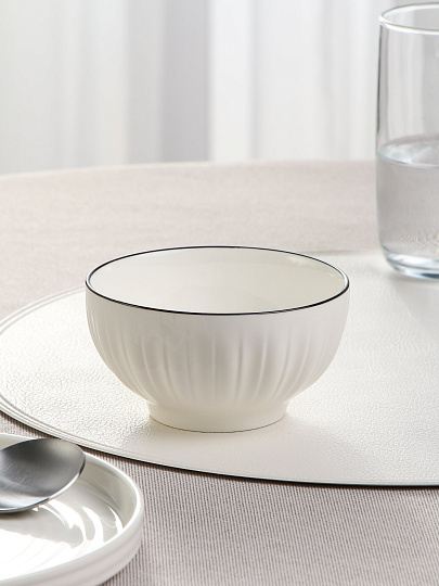 Салатник фарфор, круглый, 11.5х6 см, 0.3 л, Мираж, МФК, MFK21166