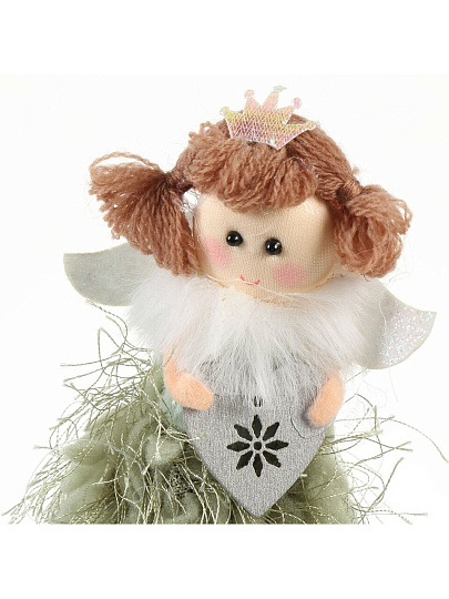 Фигурка декоративная Принцесса, 21 см, зеленая, Y4-8439