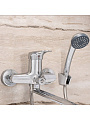 Смеситель для ванны, РМС, с картриджем, хром, SL55-006E - фото 3