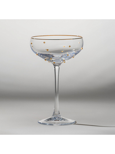 Бокал-креманка 270 мл, стекло, 2 шт, Lefard, Goldy, 685-112