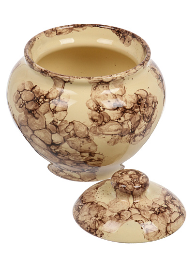 Горшок для запекания керамика, 0.85 л, Псковский Гончар, Паутинка, НХП-ПС-049, ПГ072-00092882