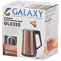 Чайник электрический Galaxy Line, GL 0320, бронзовый, 1.7 л, 2000 Вт, скрытый нагревательный элемент, металл - фото 6