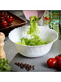 Салатник стеклокерамика, круглый, 23х9 см, 2 л, Белый, Daniks, белый