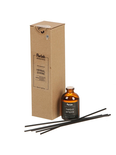 Аромадиффузор декоративный Fbrush, 50 мл, 55х21 см, Aroma home Herbal Empire, DPC50-3