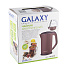 Чайник электрический Galaxy Line, GL 0318, коричневый, 1.7 л, 2000 Вт, скрытый нагревательный элемент, металл - фото 5