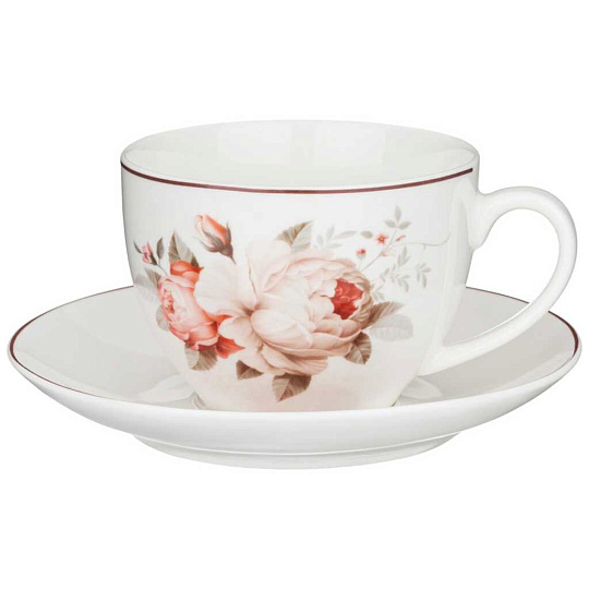 Набор чайный фарфор, 12 предметов, на 6 персон, 300 мл, Lefard, Мэрибель, 87-278, подарочная упаковка