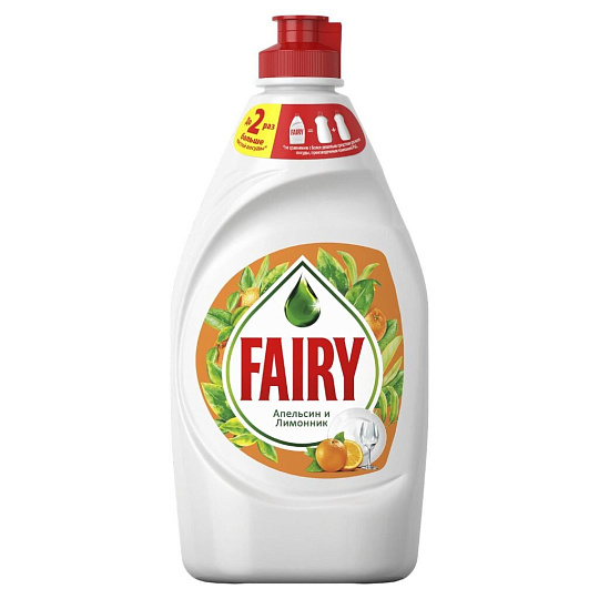 Средство для мытья посуды Fairy, Апельсин и Лимонник, 450 мл