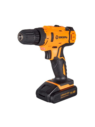 Дрель-шуруповерт аккумуляторный, Вихрь, ДА-14,4Л-2К, 14.4 В, кейс, 72/14/8
