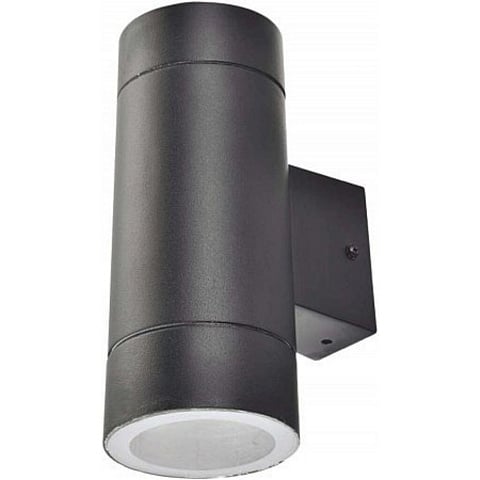 Светильник фасадный General Lighting Systems, GWL-2GX53-M-IP65, накладной, 9х20.5 см, 2 лампы, IP65, черный