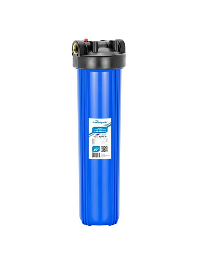 Колба фильтра для воды Аквабрайт, Big Blue 20, 1&quot;, для холодной воды, 1 ступ, АБФ-20ББ-Л