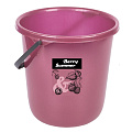Ведро пластик, 7 л, в ассортименте, хозяйственное, Spin&amp;amp;Clean, Berry Summer, SC1112