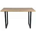 Стол 150х75х75 см, ЛДСП, металл, Лофт, Эльпатия/&amp;quot;Патика&amp;quot;, черный матовый, ДП1-01-07, 420994 - фото 2