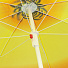 Зонт пляжный Зелёно-желтый с пальмами LY200-1 (NSU645) с механизмом наклона, 200 см - фото 2