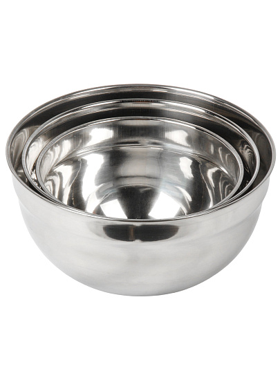 Набор посуды туристический, нержавеющая сталь, 3 предмета, 800 мл, 1160 мл, 1600 мл, B020209