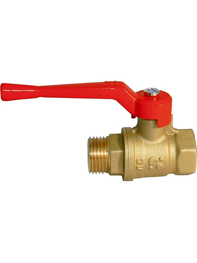 Кран для воды, 1", г-ш, латунь, ручка, DN 25, БАЗ
