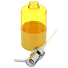 Дозатор для жидкого мыла, пластик, 7.2x17.7 см, желтый, PS0263FA-LD - фото 2