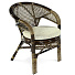 Мебель садовая Java, браун, стол, 84 см, 4 кресла, подушка песочная, 95 кг, 11/05 Б - фото 2