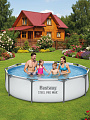 Бассейн каркасный Bestway, 305х76 см, Steel Pro Max Frame Pool, 56406, 4678 л - фото 6