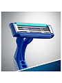 Станок для бритья Gillette, Blue Simple3, для мужчин, 3 лезвия, 4 шт, одноразовые, BLI-81631554 - фото 7