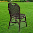 Мебель садовая Costa Brava, коричневая, стол, 81х81х76 см, 2 стула, подушка бежевая, 110 кг, IND09 - фото 14