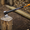 Топор-колун Fiskars, Х25, + Пила садовая SW 73, рукоятка стеклопластик, обрезиненная, 2.5 кг, с чехлом, 1025437 - фото 5