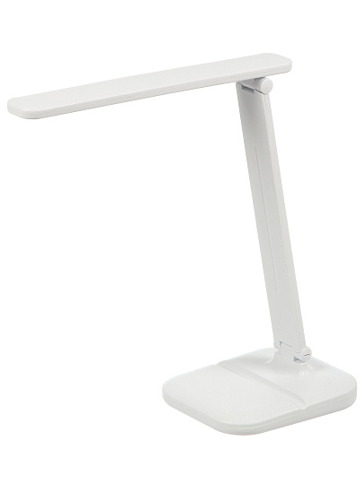Светильник настольный на подставке, 3 Вт, белый, абажур белый, A100086, USB+аккум+ЗУ