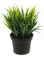 Цветок искусственный декоративный, Трава в кашпо, 15 см, Y4-11117 - фото 3