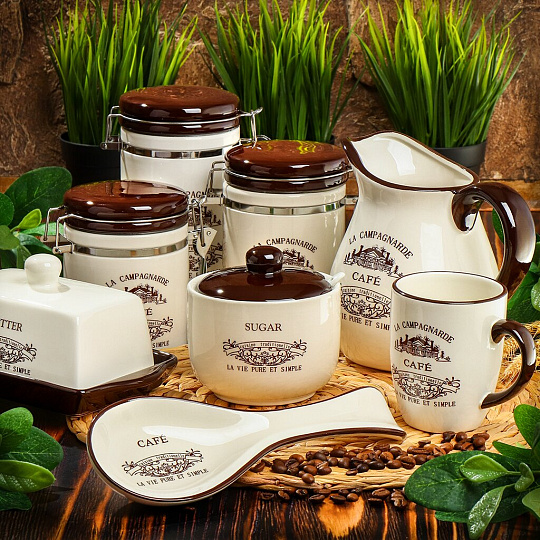 Кувшин доломит, 1.15 л, Daniks, Кафе, HC766—N2