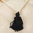 Чехол на подушку Белый ромб, 100% полиэстер, 45х45 см, с кисточками, T2023-007 - фото 2
