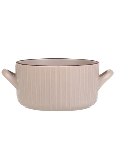 Бульонница керамика, 650 мл, с ручкой, Mounty, Atmosphere, AT-K3443