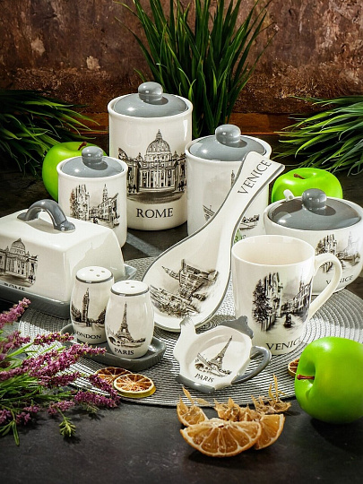 Подставка для чайных пакетиков, керамика, Daniks, Фьюжн