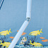 Зонт пляжный 180 см, с наклоном, 8 спиц, металл, синий, LY180-1(458-7AA) - фото 4