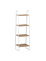 Стеллаж металл, ЛДСП, 4 секции, 45х38.5х147 см, белый, ЗМИ, Скандинавия 14, СТСП14 Б - фото 2