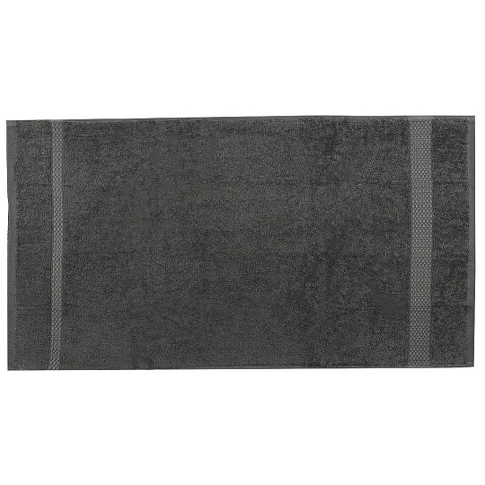 Полотенце банное 70х140 см, 100% хлопок, 500 г/м2, Dante Antrasit, TAC, темно-серое, 1718, Турция