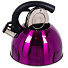 Чайник из нержавеющей стали Daniks MSY-024 фиолетовый со свистком, 3 л - фото 2