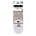 Носки детские хлопок, Omsa, Шарфики, серые, р. 31-34, 21N66